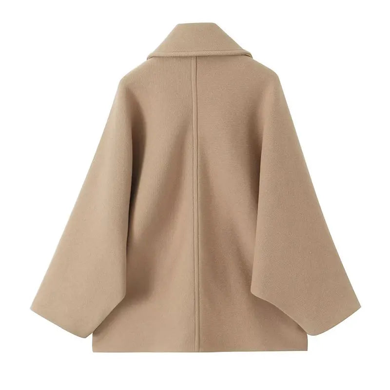 Abrigo Oversize con Cierre Frontal para Mujer | Ideal para Temporada Fría