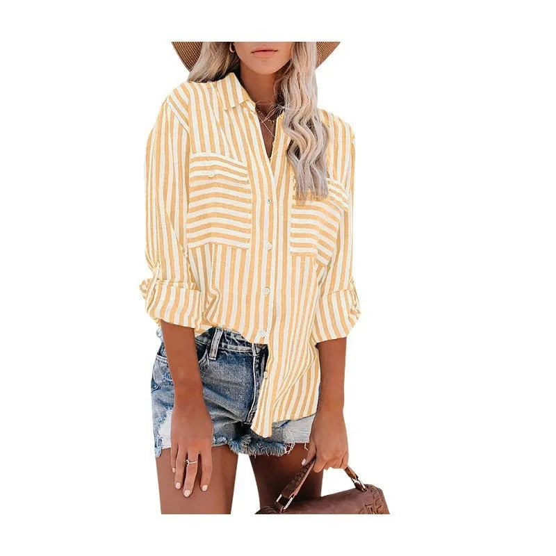 Blusa con Cierre Abotonado para Mujer | Ideal para Uso Diario