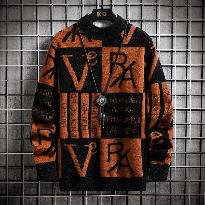 Jersey de Punto con Estampado y Corte Recto para Hombre | Ideal para Uso Diario