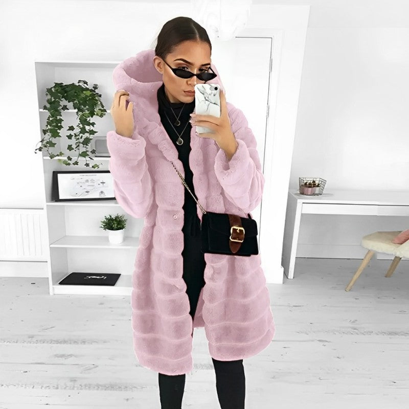 Abrigo Largo con Corte Entallado para Mujer | Ideal para Otoño e Invierno