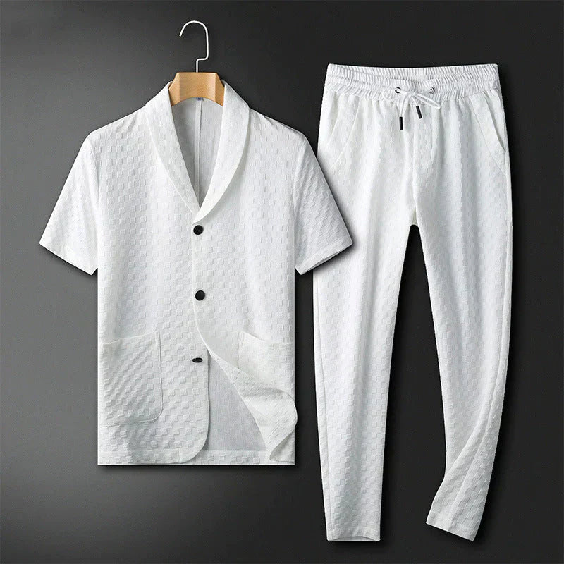 Conjunto De Ropa Dos Piezas Con Top Y Pantalón Para Hombre | Ideal Para Verano