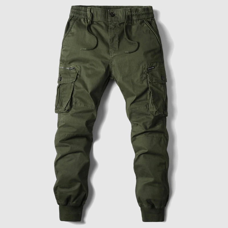 Jogger Cargo con Cintura Elástica y Bolsillos Múltiples para Hombre | Ideal para Uso Diario