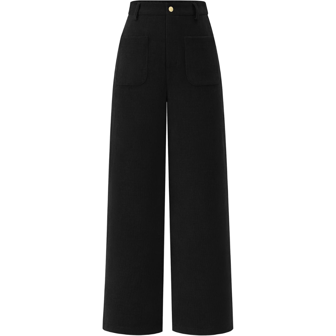 Pantalón Palazzo con Talle Elástico y Corte Amplio para Mujer | Ideal para Uso Diario u Ocasiones