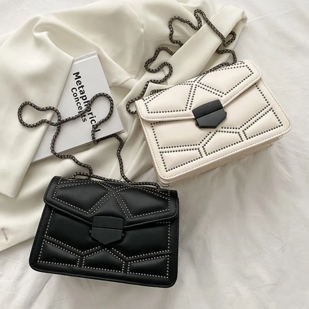 Bolso Crossbody Rectangular con Bandolera de Cadena para Mujer | Ideal para Uso Diario