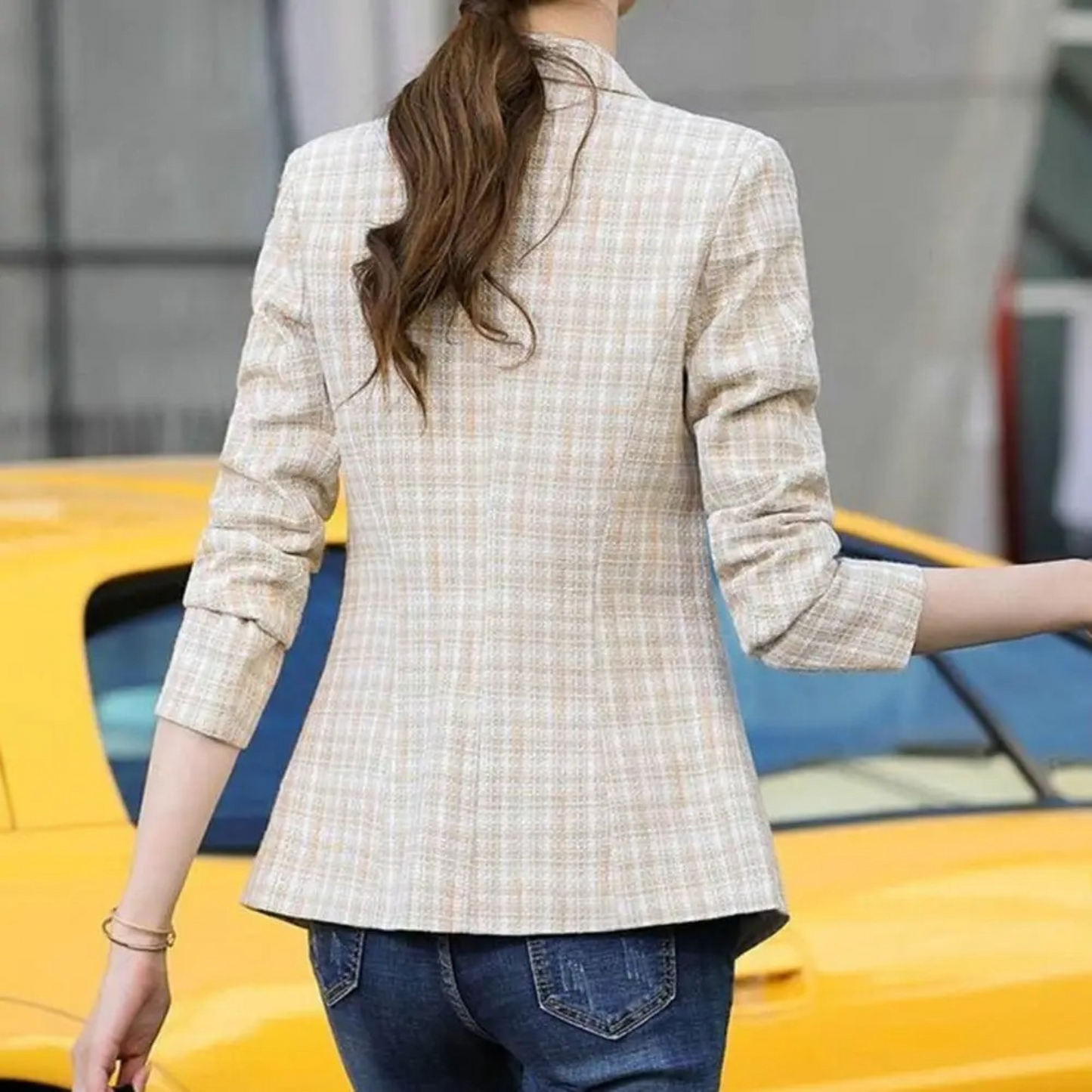Blazer De Manga Larga Para Mujer | Ideal Para Uso Profesional Y Diario