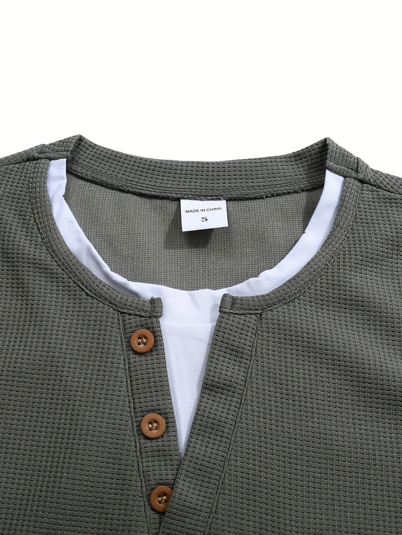 Polo De Manga Larga Con Apertura De Botones Y Bolsillos Para Hombre | Ideal Para Uso Diario