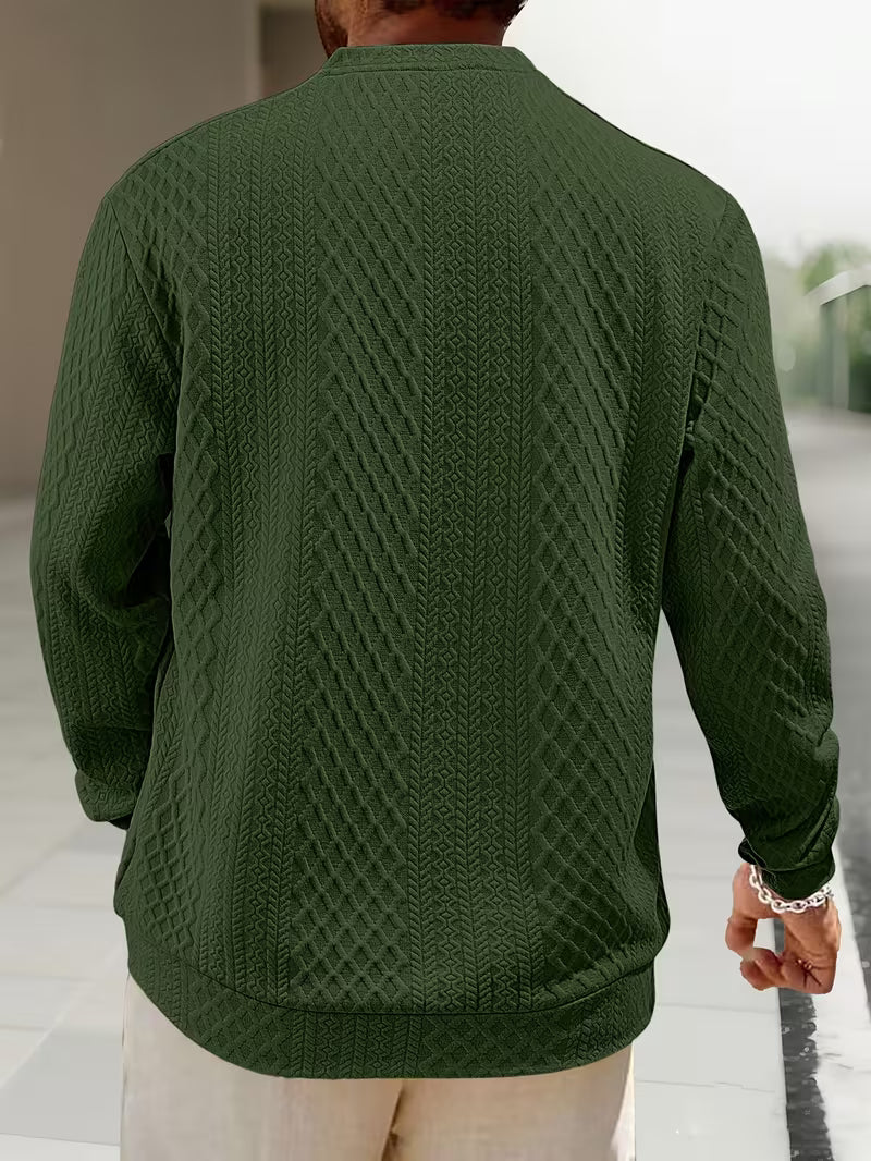 Jersey Con Motivo Geométrico Y Corte Relajado Para Hombre | Ideal Para Uso Diario