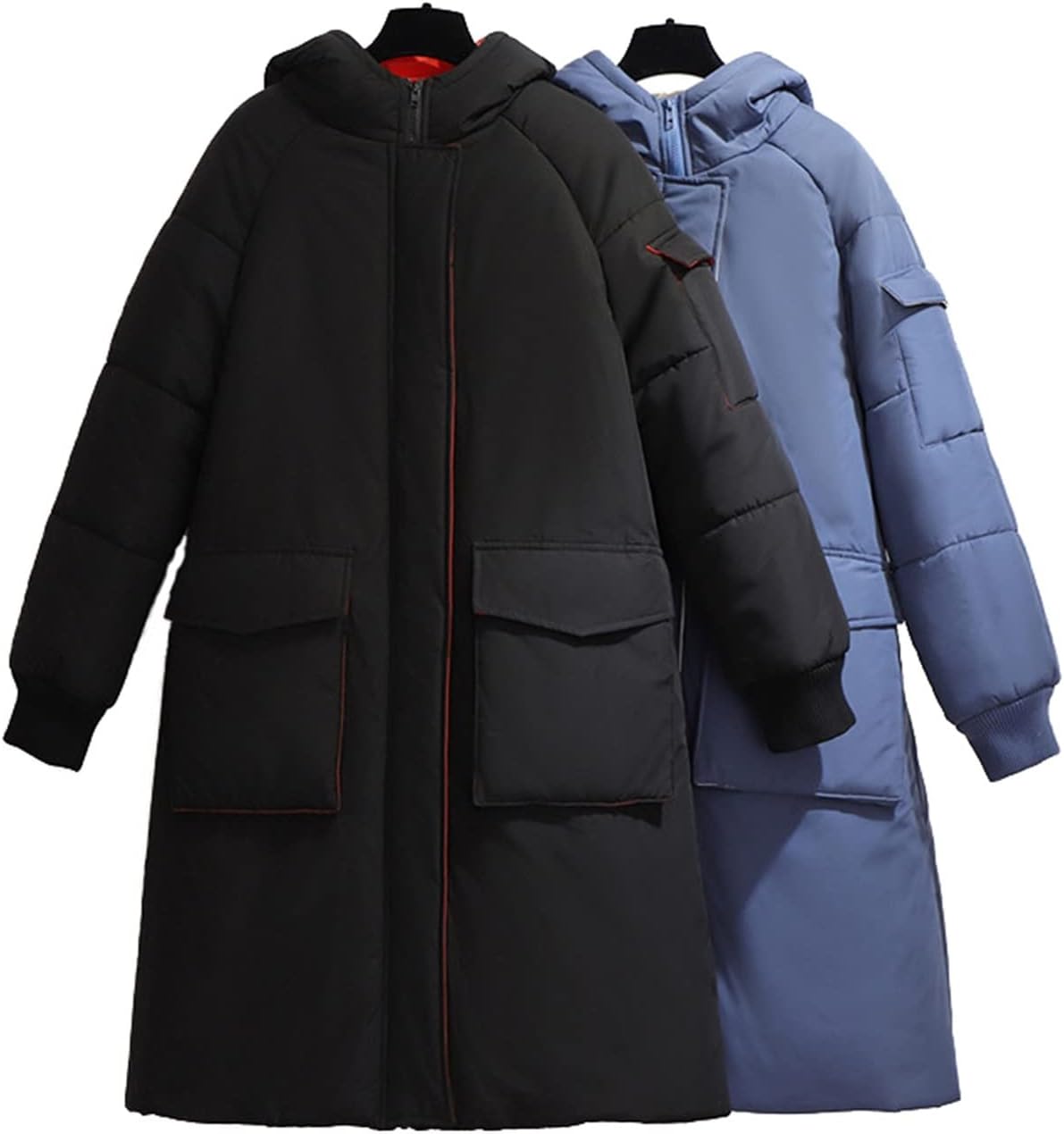 Abrigo Largo Acolchado Con Capucha Para Mujer En Tallas Grandes | Ideal Para Invierno
