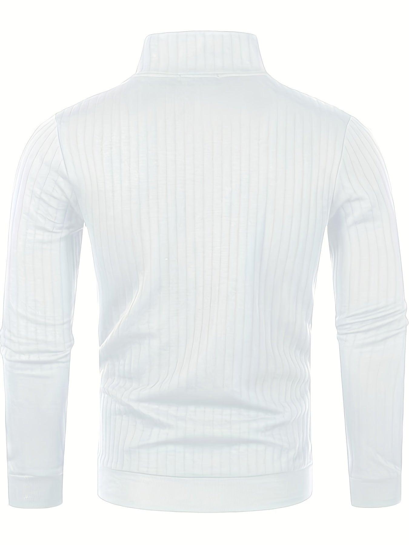 Jersey Con Cuello Alto Y Cremallera Para Hombre | Ideal Para Uso Diario Y Ocasional