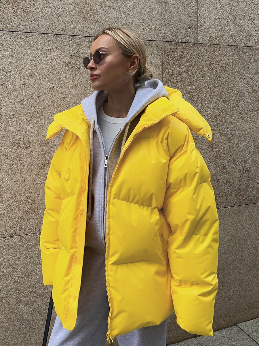 Chaqueta De Invierno Larga Con Capucha Para Mujer | Ideal Para Uso Diario En Invierno