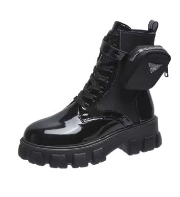 Botas De Invierno Con Cordones Y Plataforma Para Mujer | Ideal Para Uso Diario