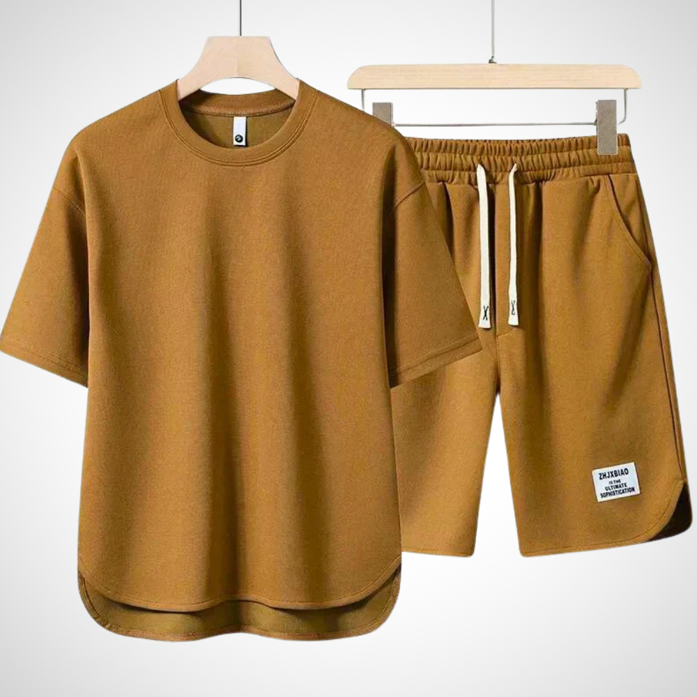 Conjunto Dos Piezas con Camiseta Oversize y Short Elástico para Adultos | Ideal para Uso Diario