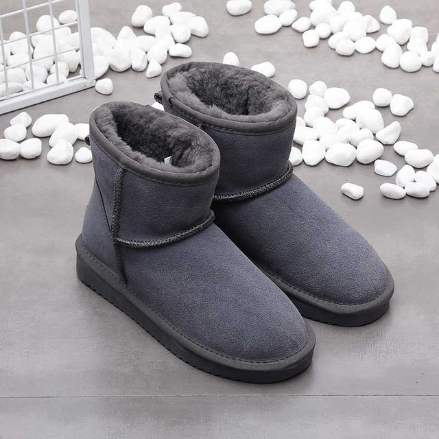 Botas De Nieve De Caña Baja Para Mujer | Ideal Para Temporada De Invierno