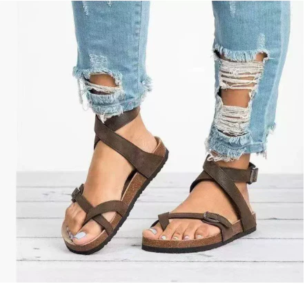 Sandalias Con Lanières Planas Para Mujer | Ideales Para Primavera Y Actividades Al Aire Libre