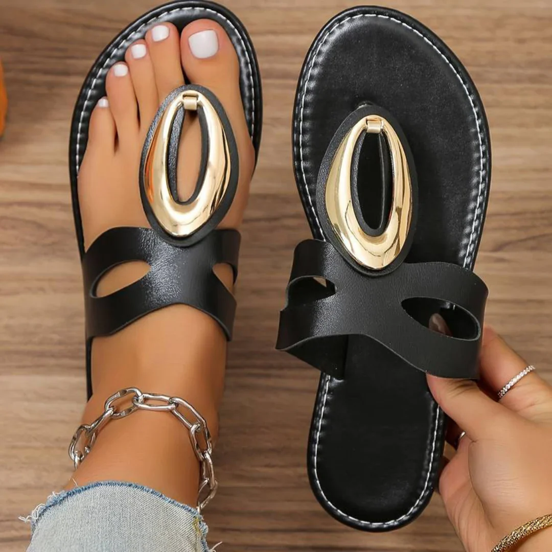 Sandalias Planas Tipo Tanga para Mujer | Ideales para Uso Diario en Climas Cálidos