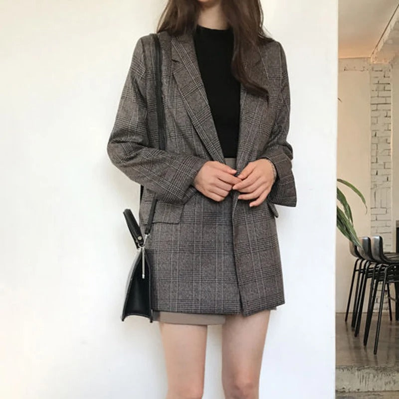 Abrigo Midi con Cuello Texturizado para Mujer | Ideal para La Temporada De Transición