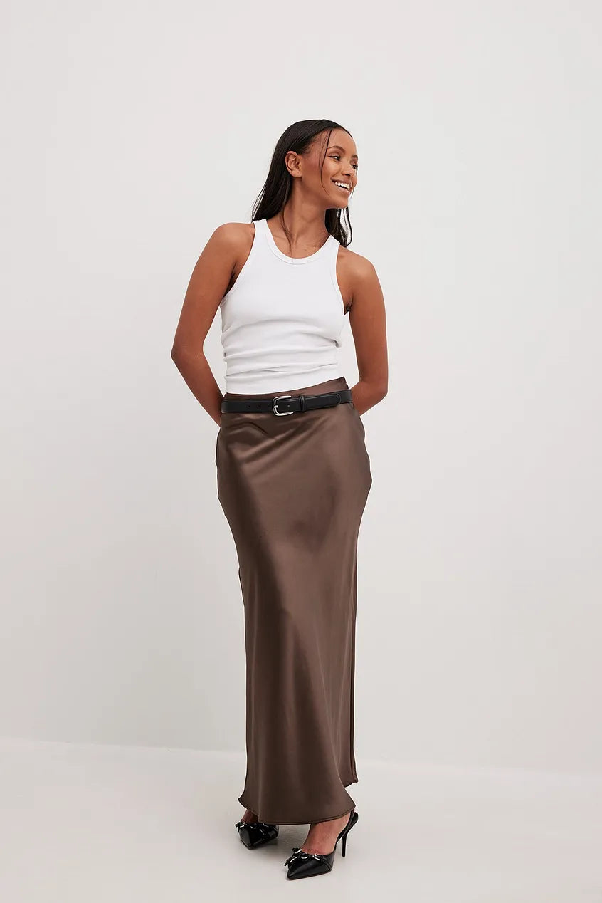 Falda Midi de Talle Alto para Mujer | Ideal para Uso Diario y Eventos