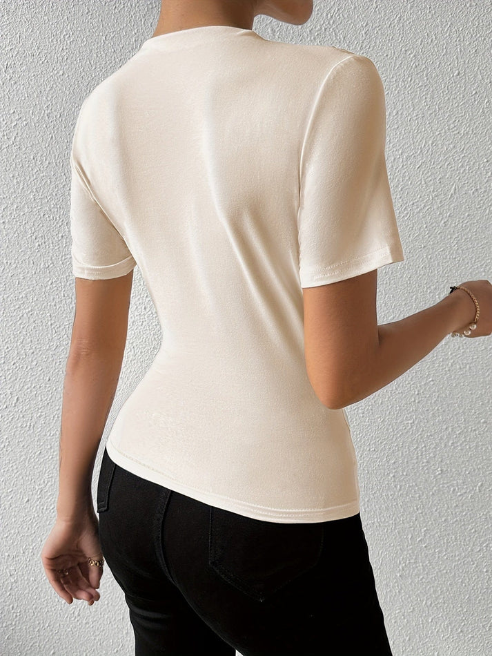 Camisa Con Corte Entallado Y Mangas Largas Para Mujer | Ideal Para Uso Diario O Profesional