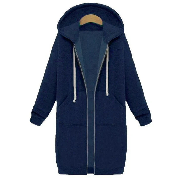 Abrigo De Invierno Largo Con Capucha Para Mujer | Ideal Para Invierno