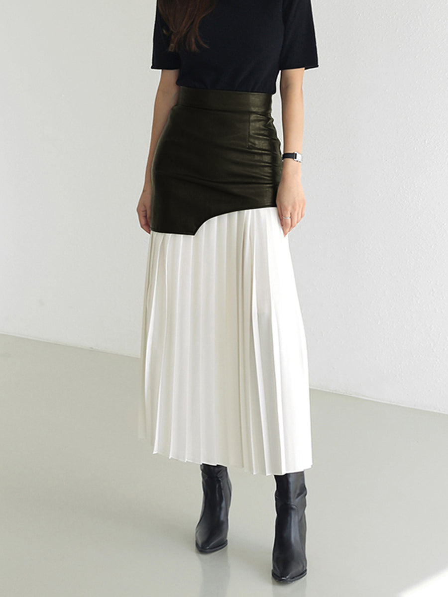 Falda Midi Asimétrica de Corte Regular para Mujer | Ideal para Uso Diario y Trabajo