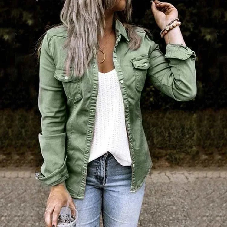 Chaqueta De Largo Medio Con Corte Ajustado Para Mujer | Ideal Para Uso Diario Y Contextos Urbanos