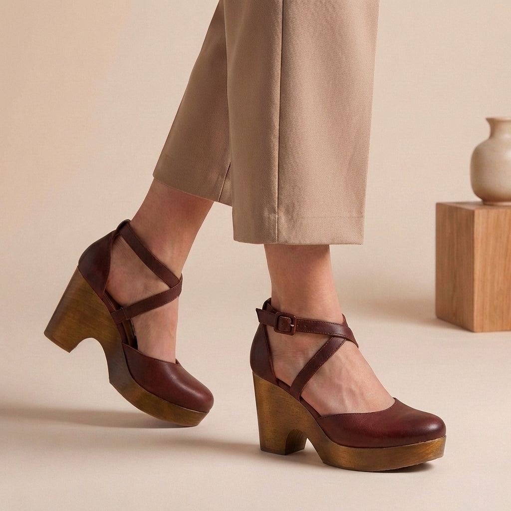 Sandalias Con Plataforma Y Tacón De Bloque Para Mujer | Ideal Para Uso Diario Y Eventos