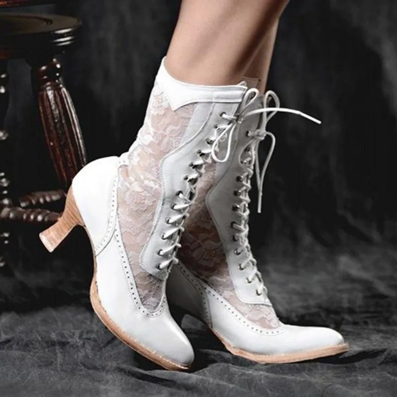 Botines Con Cremallera Lateral Y Tacón Medio Para Mujer | Ideal Para Otoño E Invierno