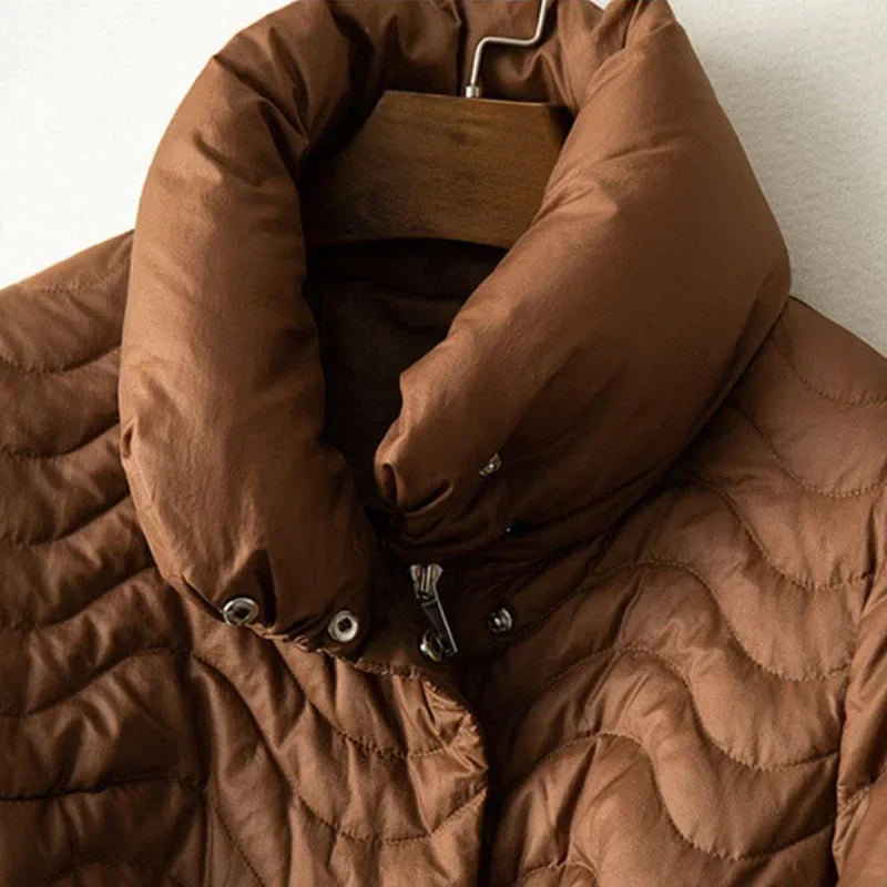 Mantecón Largo Acolchado Con Capucha Para Mujer | Ideal Para El Invierno