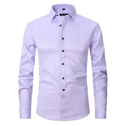 Camisa de Corte Versátil con Finition sin Pliegues para Hombre | Ideal para Uso Diario y Todas las Temporadas