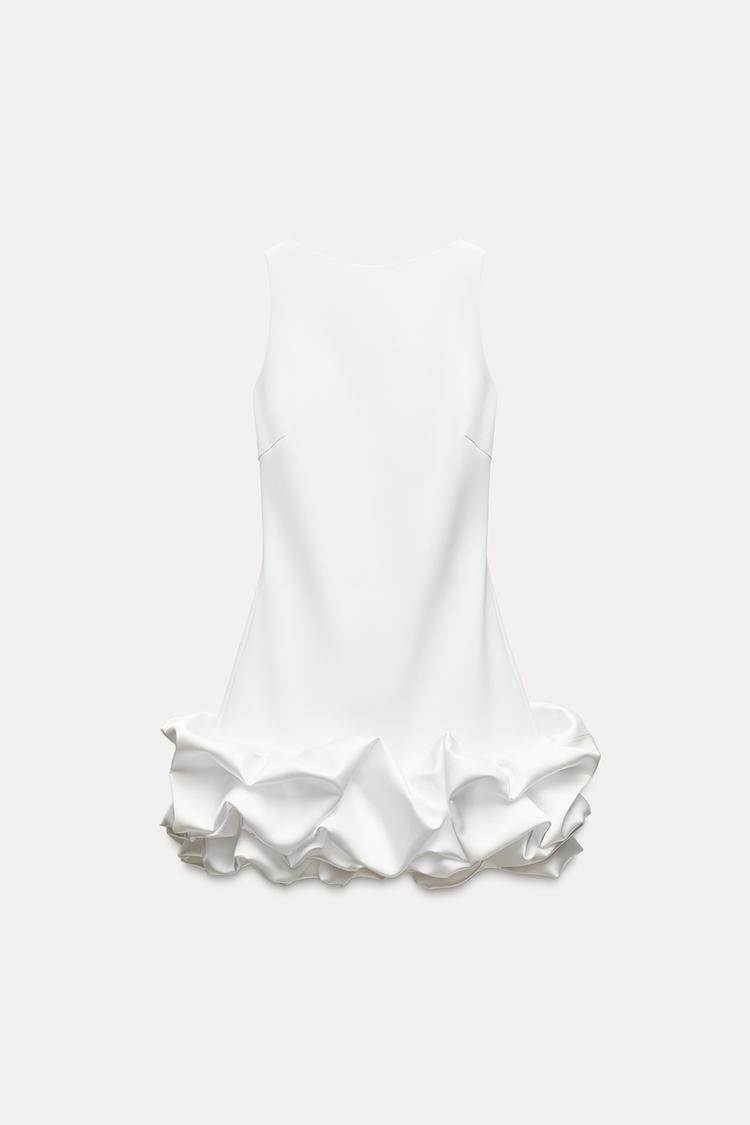 Vestido Corto Con Falda De Volantes Y Corte Ajustado Para Mujer | Ideal Para Eventos Y Ocasiones Nocturnas