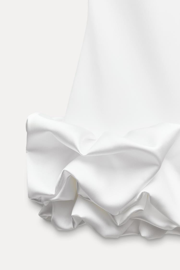 Vestido Corto Con Falda De Volantes Y Corte Ajustado Para Mujer | Ideal Para Eventos Y Ocasiones Nocturnas