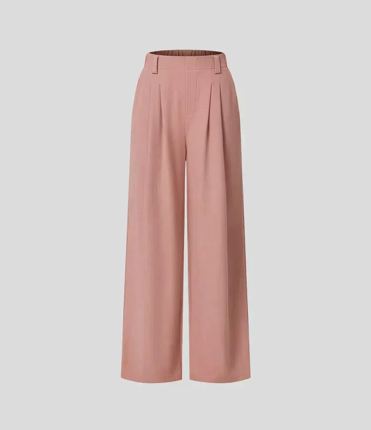 Pantalón De Cintura Alta Con Corte Ajustado Para Mujer | Ideal Para Uso Diario