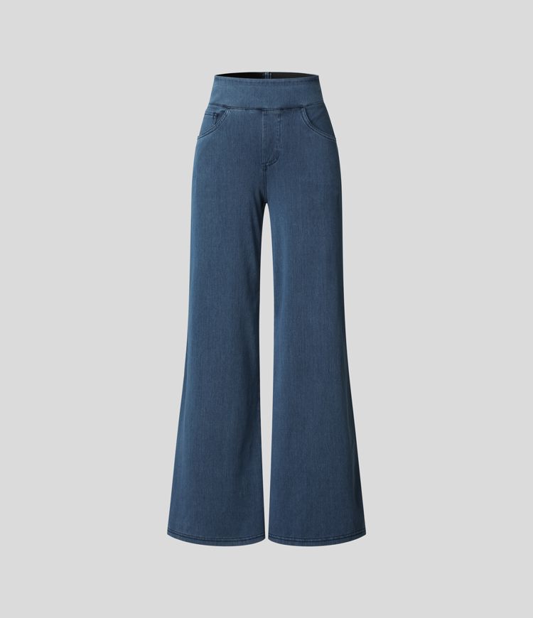 Pantalón de Talle Alto con Corte Elástico para Mujer | Ideal para Uso Diario y Profesional