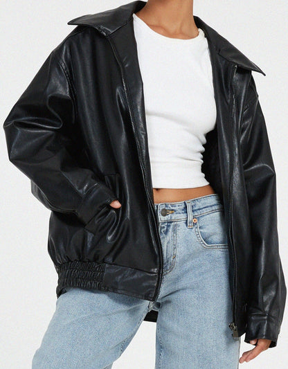 Chaqueta Oversize con Corte Amplio para Mujer | Ideal para Uso Diario
