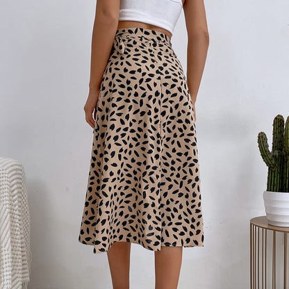 Falda Mi-Larga de Talle Alto con Volantes y Oversize para Mujer | Ideal para Uso Diario o Eventos Planificados