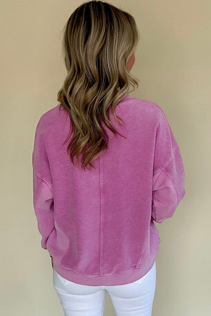Sudadera De Manga Larga Con Corte Amplio Para Mujer | Ideal Para Uso Diario