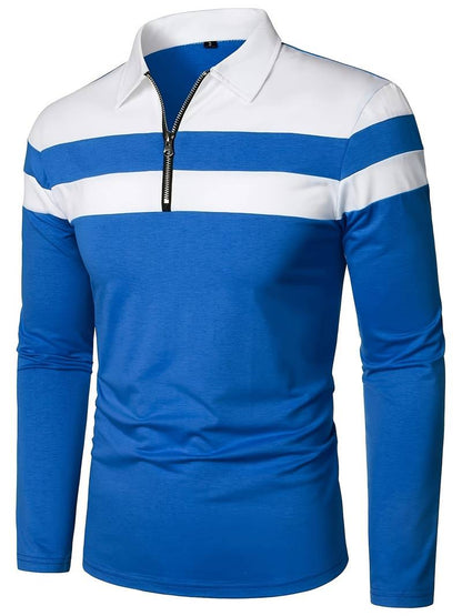 Polo de Hombre con Cremallera Frontal para Uso Diario | Ideal para Contextos Informales y Semi-Formales