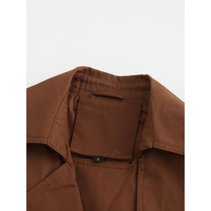 Trench-Coat Para Mujer con Cinturón Ajustable y Cierre Frontal | Ideal Para Uso Diario en Temporadas Variables