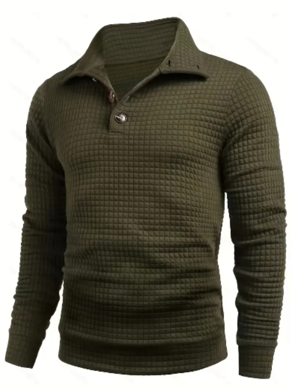 Jersey de Manga Larga con Cuello Redondo para Hombre | Ideal para Uso Diario