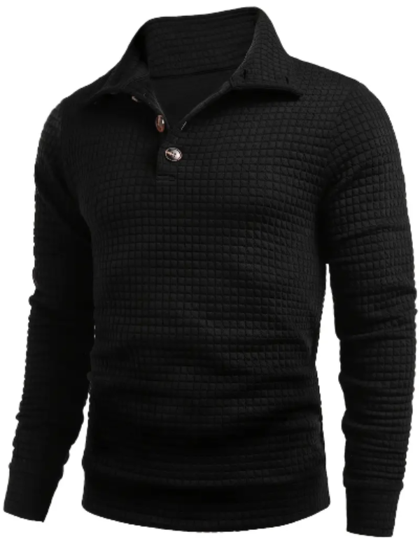 Jersey de Manga Larga con Cuello Redondo para Hombre | Ideal para Uso Diario