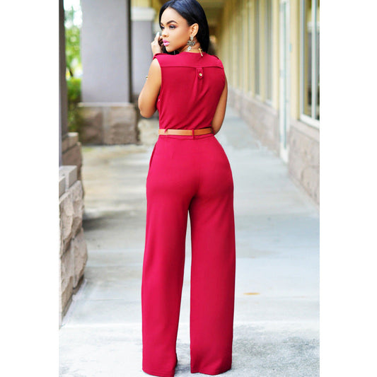 Mono De Corte Recto Con Pantalón Largo Para Mujer | Ideal Para Uso Diario Y Oficina