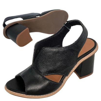 Sandalias De Talón Abierto Con Correa Trasera Para Mujer | Ideales Para Uso Diario Y Temporadas Cálidas