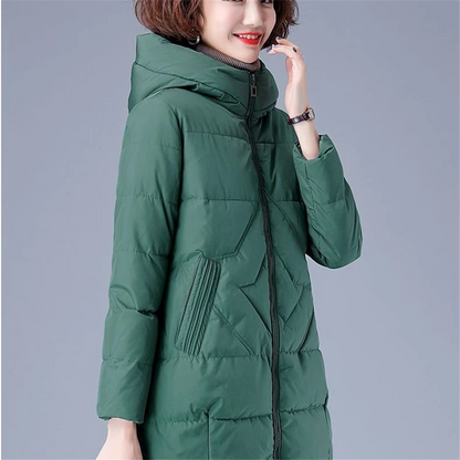 Chaqueta Acolchada con Motivo Canalé para Mujer | Ideal para las Temporadas Frescas