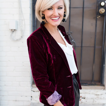 Blazer con Corte Ligeramente Entallado para Mujer | Ideal para Uso Diario y Profesional