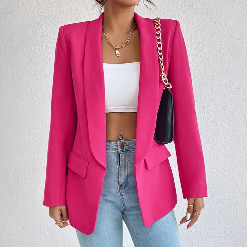Chaqueta con Corte Entallado y Estructurado para Mujer | Ideal para Uso Profesional y Diario