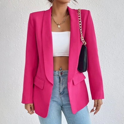 Chaqueta con Corte Entallado y Estructurado para Mujer | Ideal para Uso Profesional y Diario