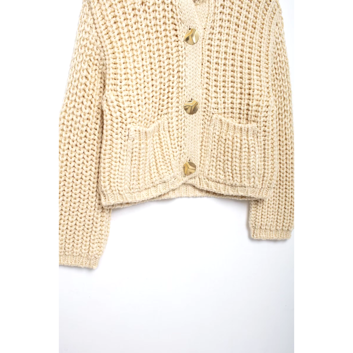 Gilet de Punto Corto con Cierre de Botones para Mujer | Ideal para Uso Diario