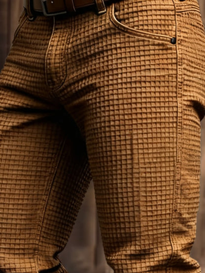 Pantalón De Corte Regular Para Hombre | Ideal Para Uso Diario Y Estilo Informal