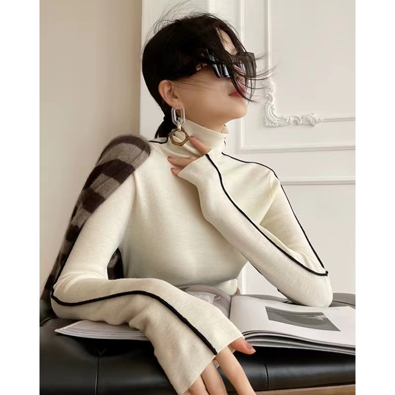 Jersey De Punto Con Corte Entallado Para Mujer | Ideal Para Uso Diario