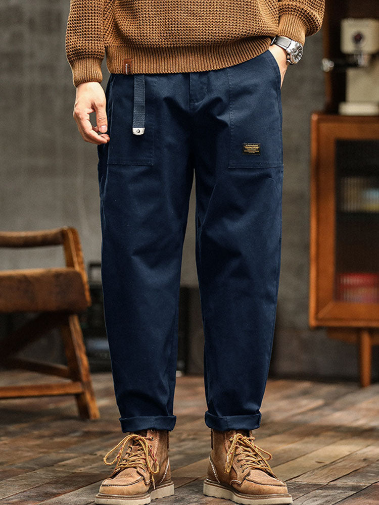 Pantalón Cargo con Cintura Ajustable para Hombre | Ideal para Uso Diario y Ocio